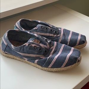 Toms Espadrilles sz W5 EUC